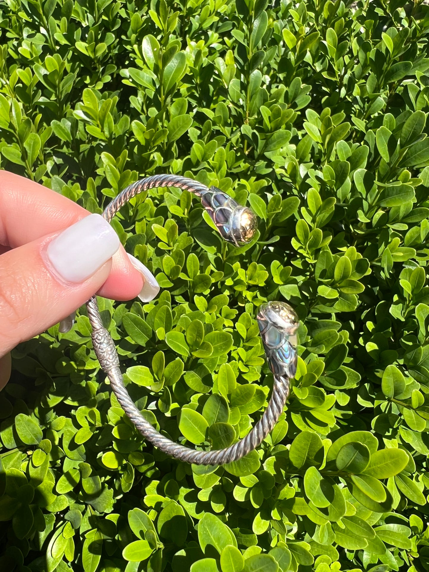 Sterling Abalone Bracelet with 18K gold