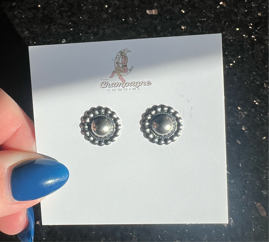 Sterling Flower Studs
