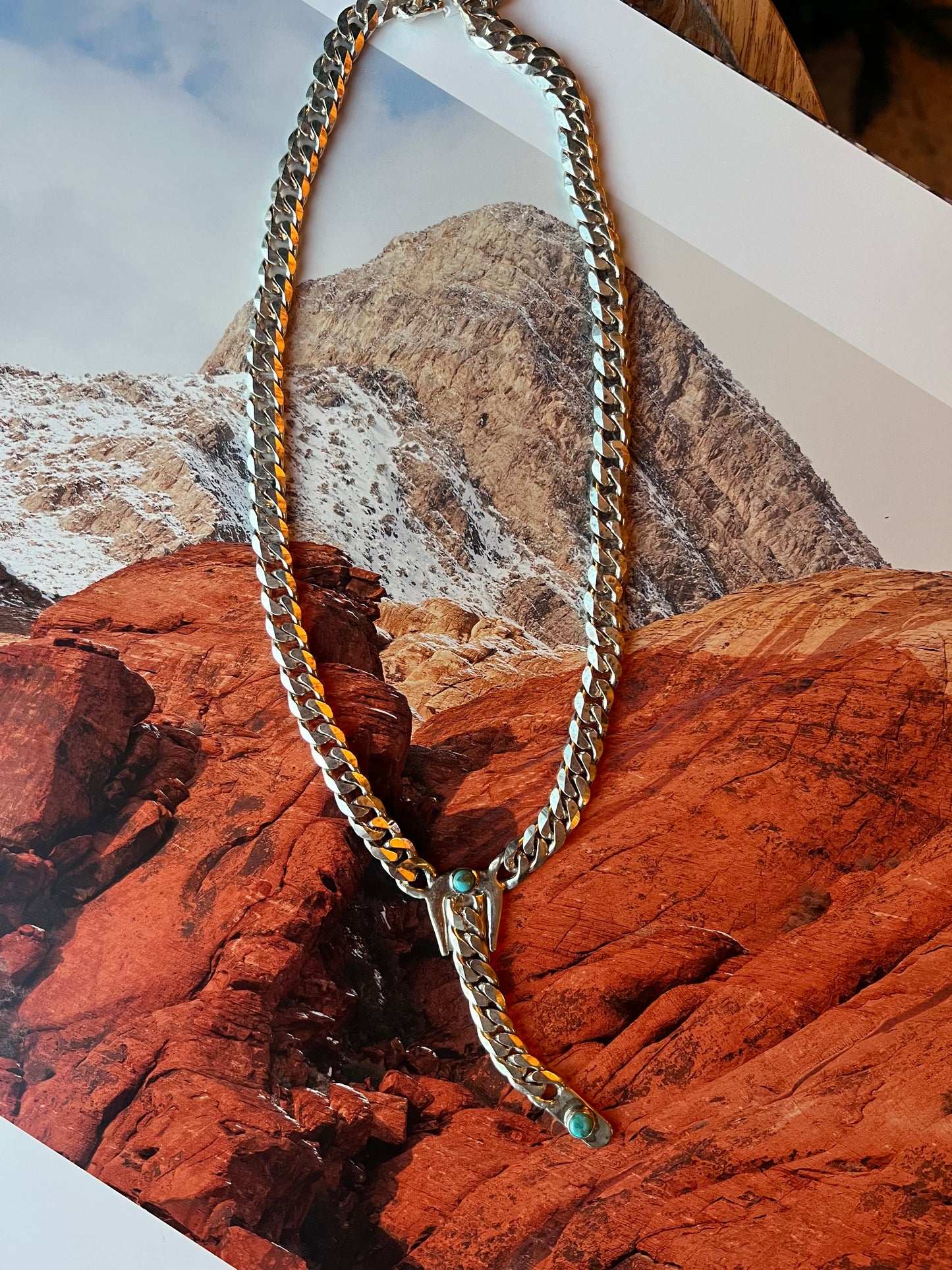 Buckle Lariat Necklace