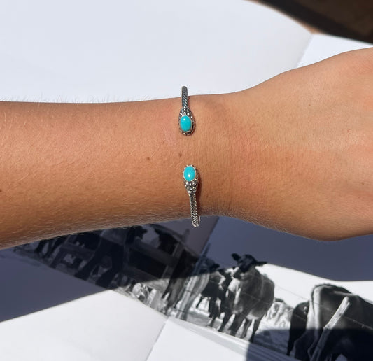 Sterling Turquoise Cuff