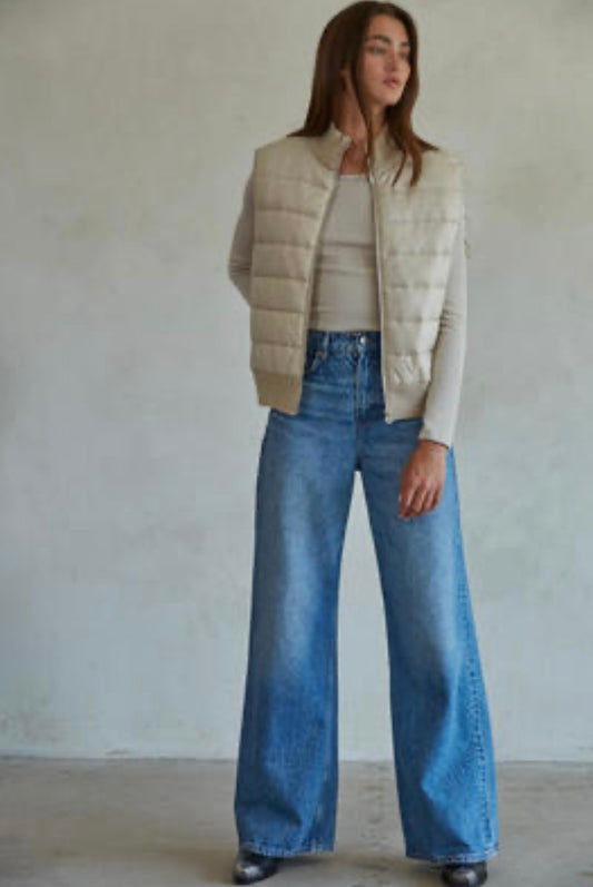 Sherpa Backed Vest