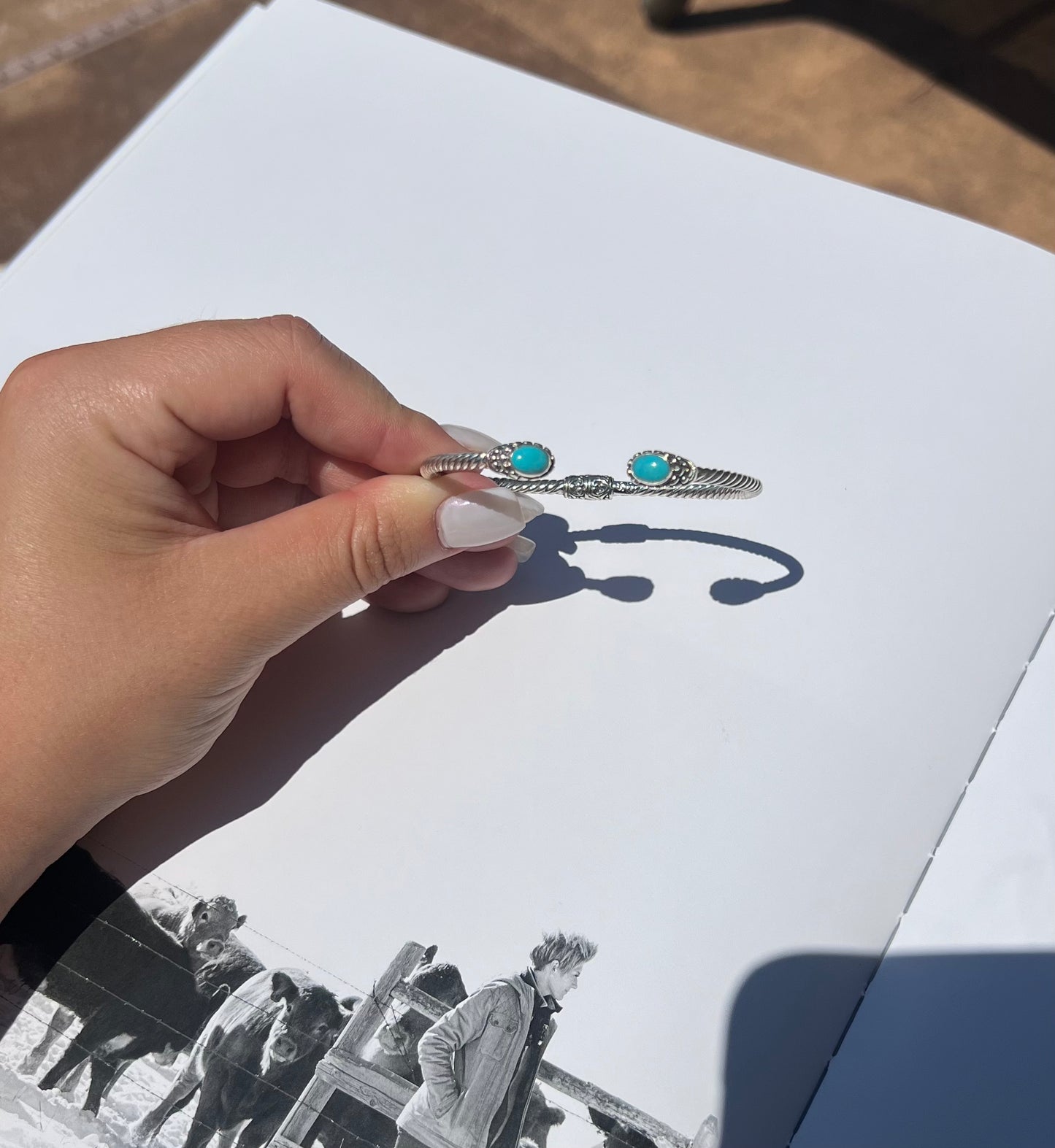 Sterling Turquoise Cuff