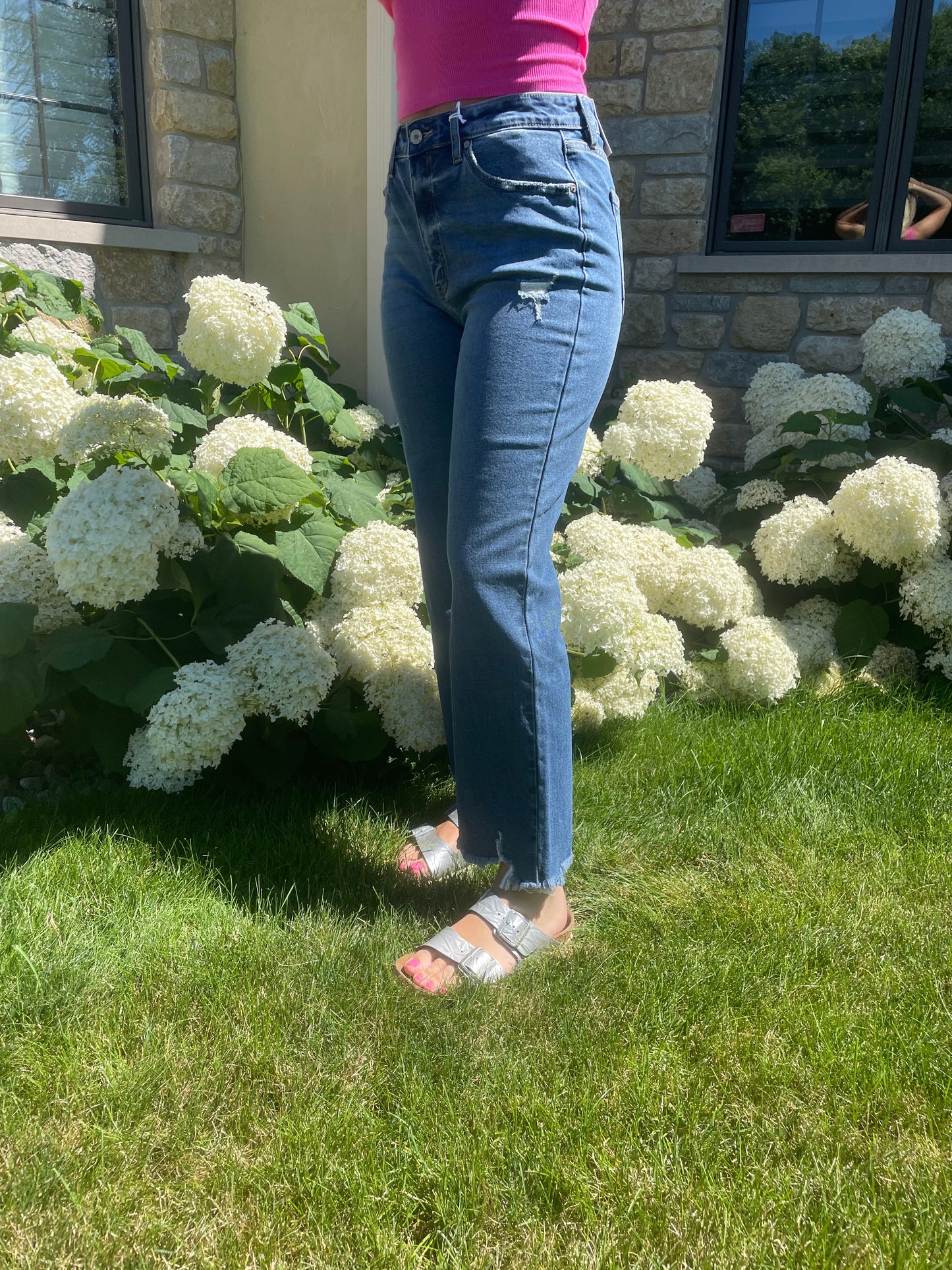 Kancan Slim Wide leg jean