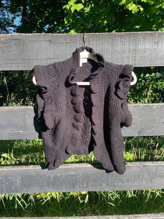 Black Knit Vest