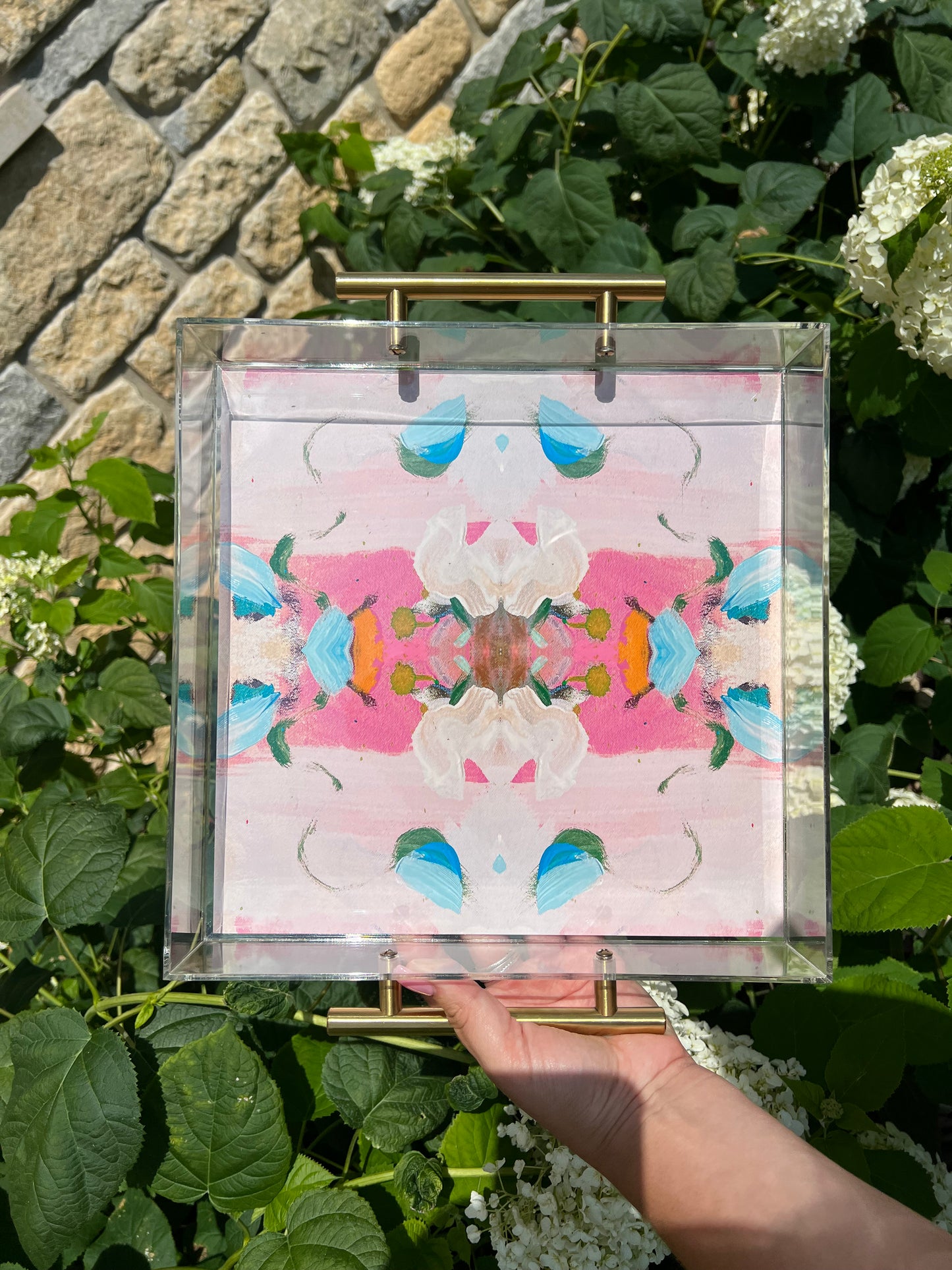 Monets Garden tray