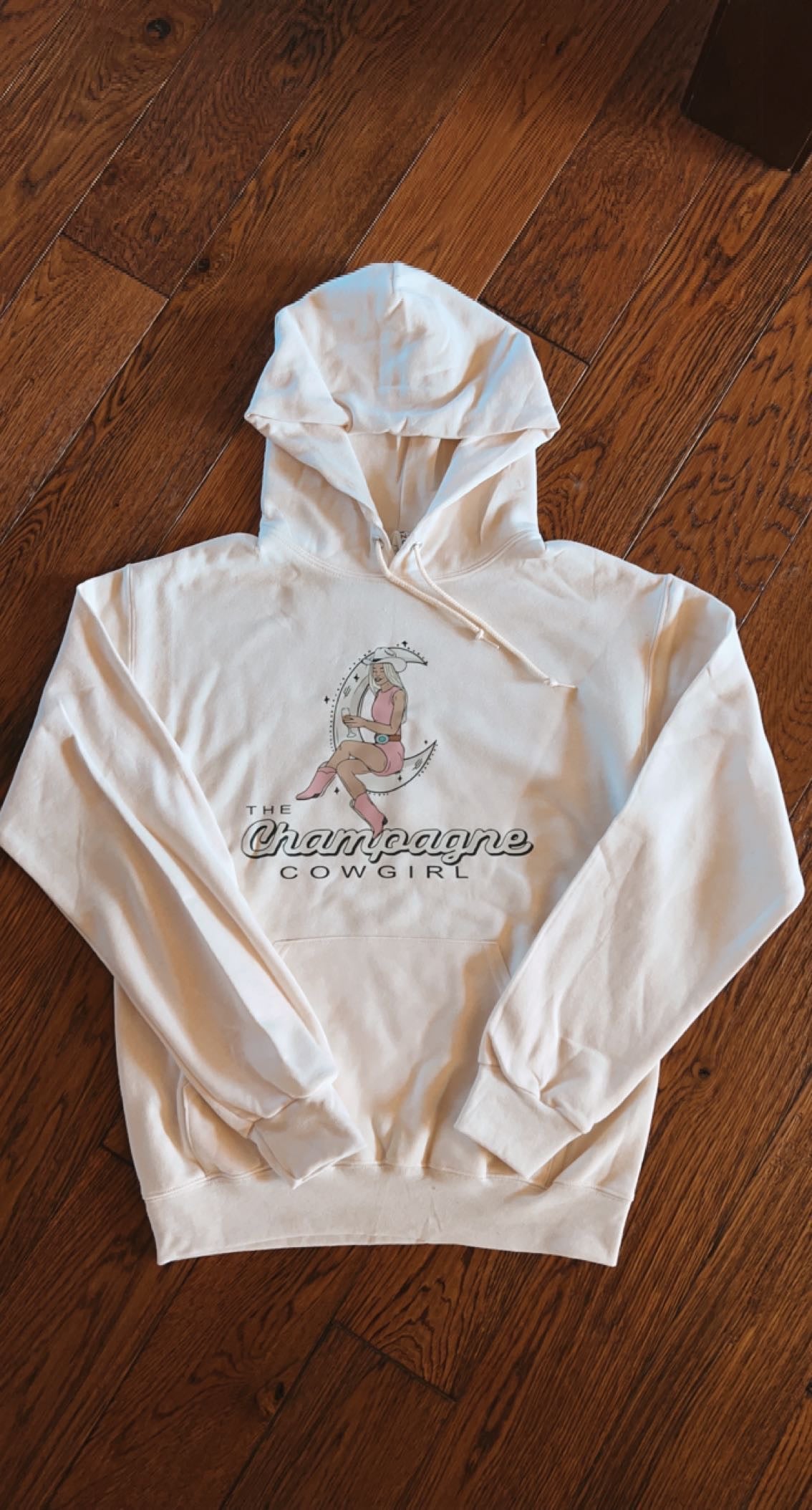 Champagne Cowgirl Logo Sweatshirt