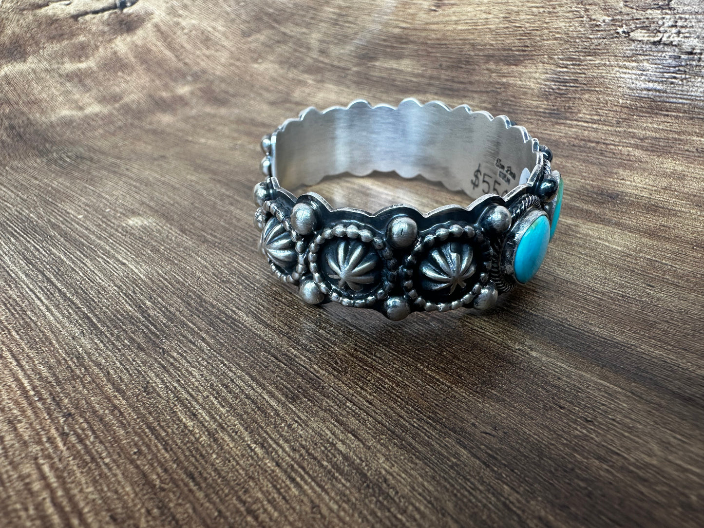 Blue Sonoran Gold 5-Stone Cuff
