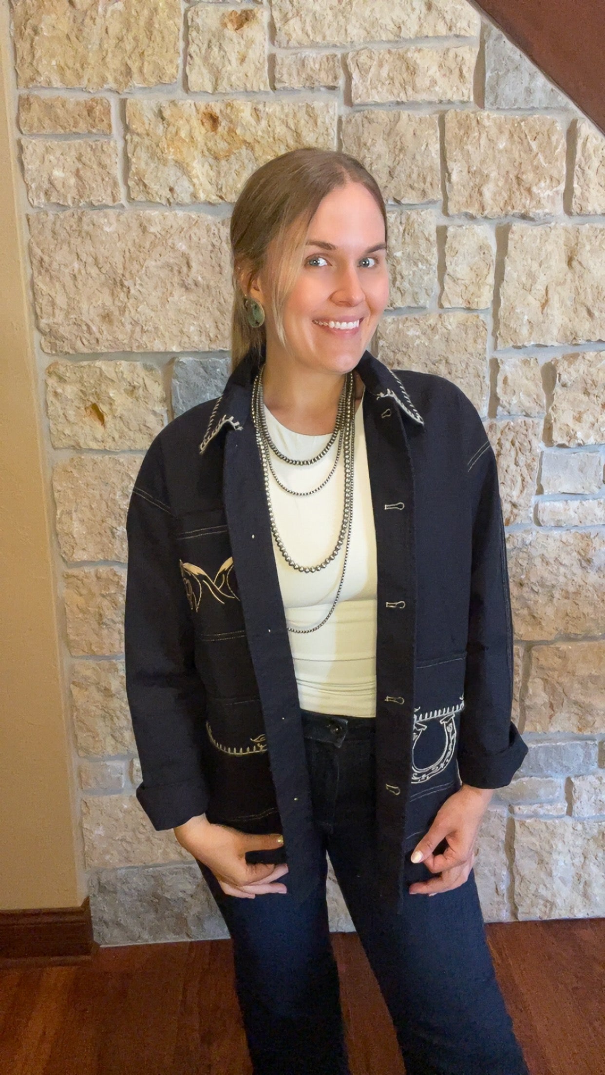 Embroidered Horse Jacket