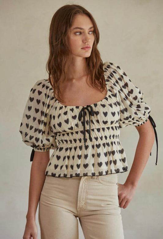 Queen of Hearts Top