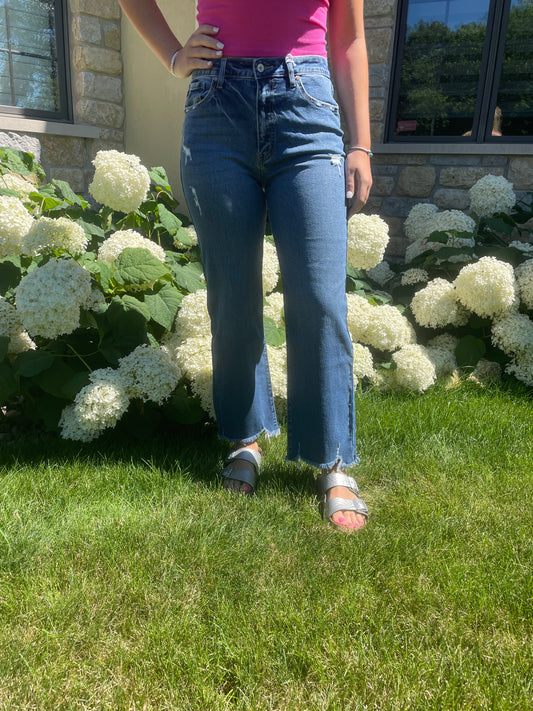 Kancan Slim Wide leg jean