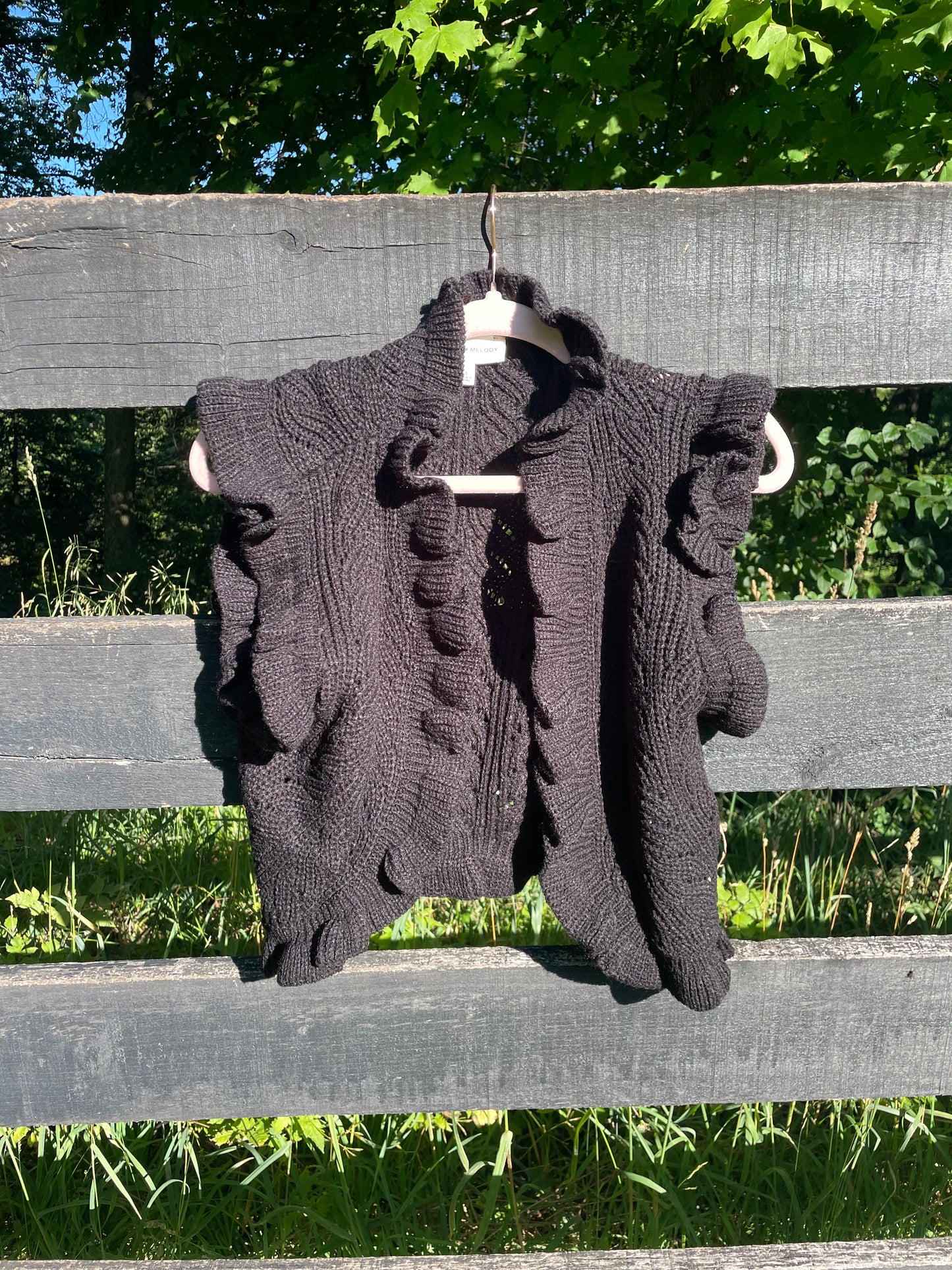 Black Knit Vest