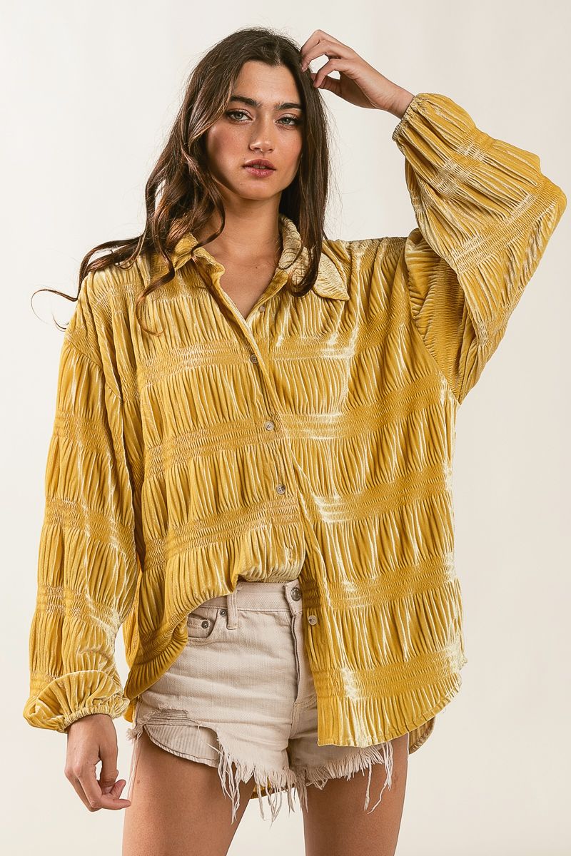 Velvet Cowgirl Button Up