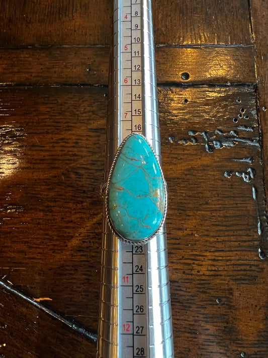 Turquoise Tear Drop Ring