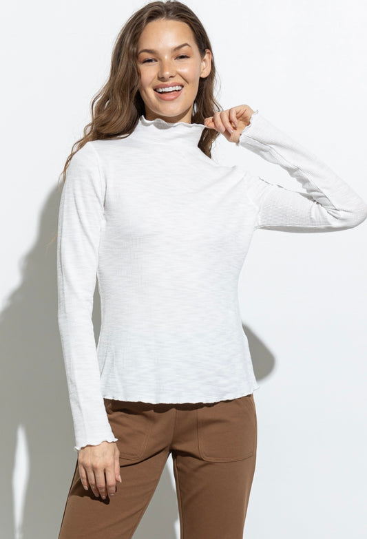 Button Turtle Neck