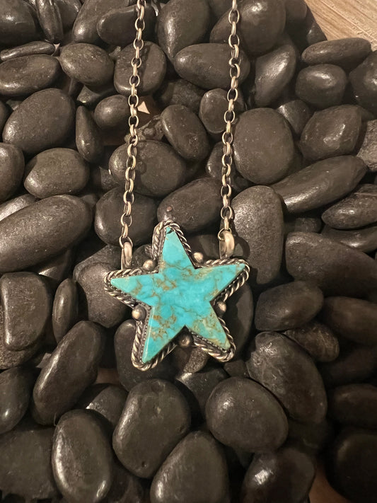 Turquoise Star Necklace