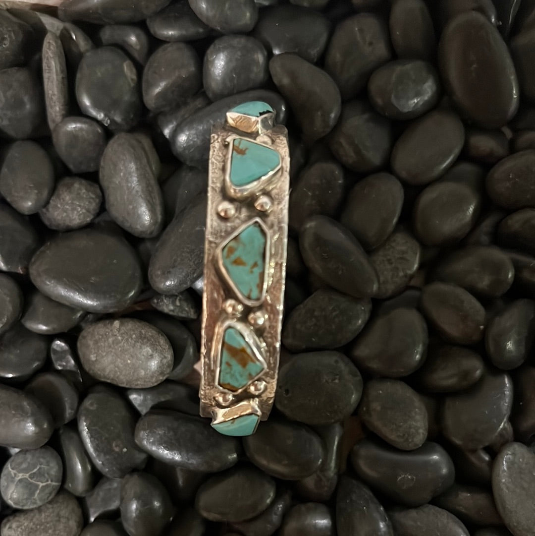 5-Stone Turquoise Cuff